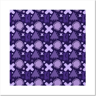 Ultra Violet Geometrix Posters and Art